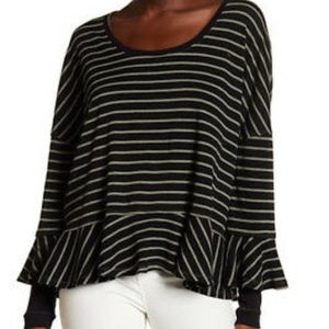 Free People We the Free Round About Knit Top Sz S